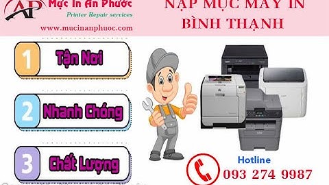 Nạp mực máy in tại nhà quận Bình Thạnh giá rẻ  - Mực in An Phước
