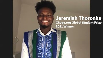 The winner of the Chegg.org Global Student Prize 2021 explains how he will use his new platform
