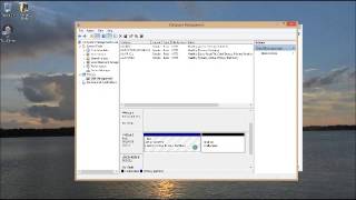 Windows 8 Using Disk Manager