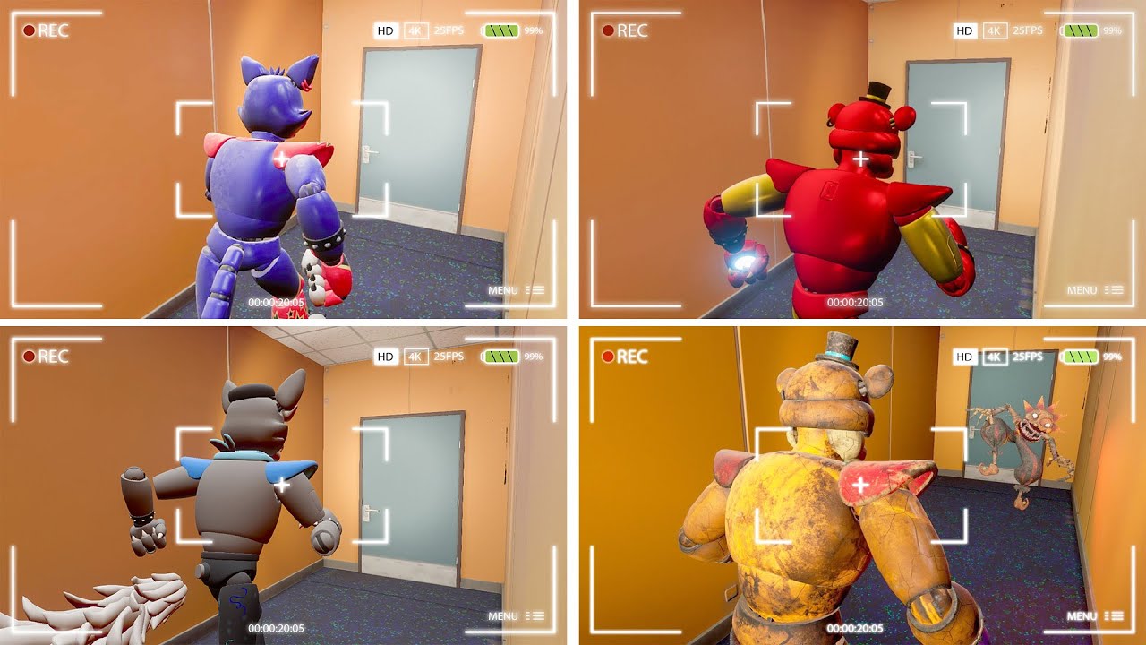 HIDDEN CAMERAS Catch ALL ANIMATRONICS Near Daycare Attendant Room HIDDEN CAMERAS Catch ALL ANIMATRONICS Near Daycare Attendant Room