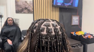 HOW TO DO KNOTLESS GODDESS BRAIDS | BEGINNER FRIENDLY |  VERY DETAILED | Braidsbyneema