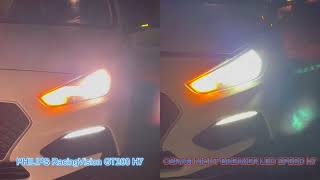 OSRAM NIGHT BREAKER LED SPEED H7 vs PHILIPS RacingVision GT200 H7