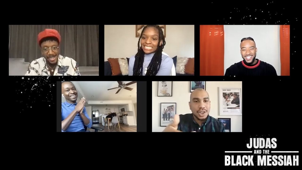 JUDAS AND THE BLACK MESSIAH intv Ashton Sanders, Algee Smith, Dominique ...