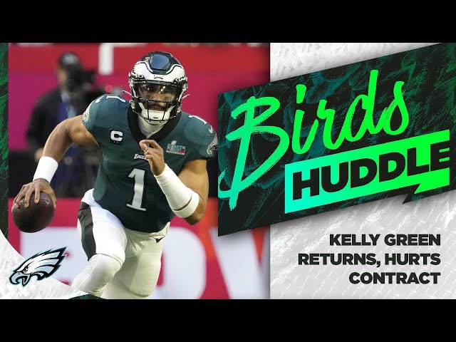 Kelly Green returns, Jalen Hurts contract extension, the Eagles gold  standard