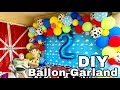 BALLON GARLAND DIY WITH ME! Toy Story themed party