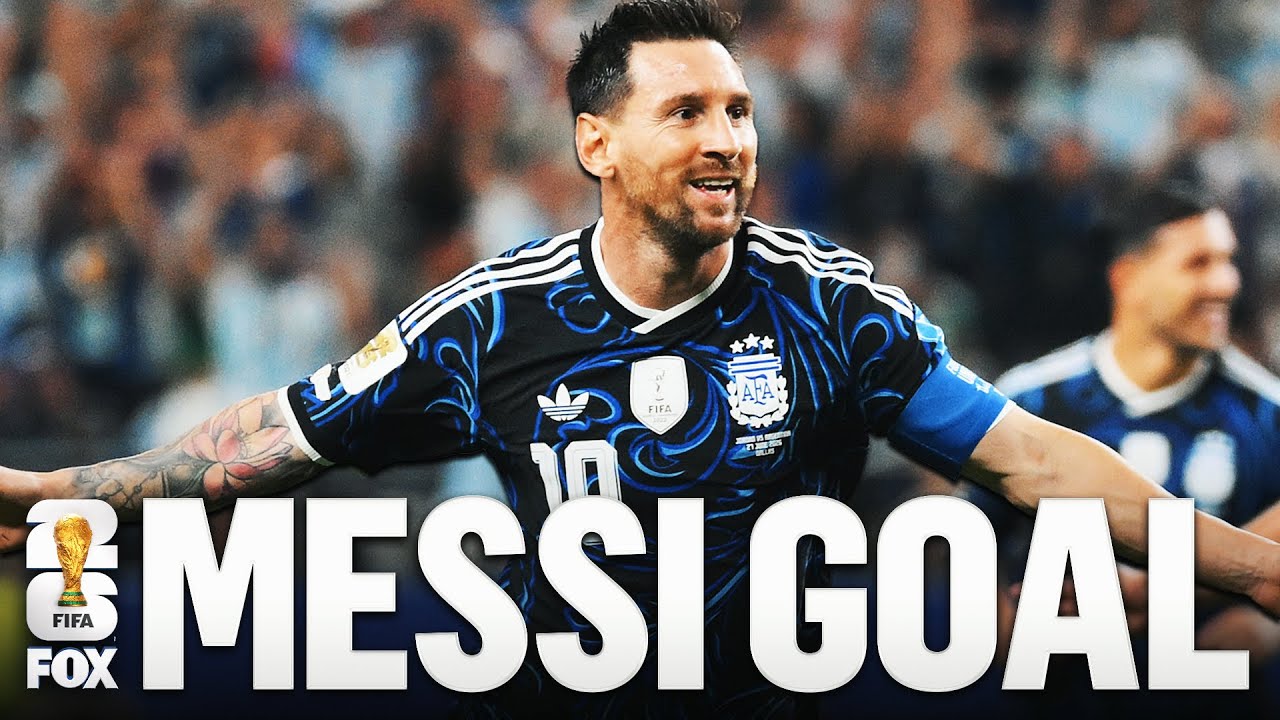 Lionel Messi scores STUNNING free kick 🔥 First to score in SEVEN straight FIFA World Cup™ matches 😱