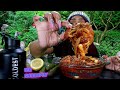 Huge Sauteed Prawns Mukbang