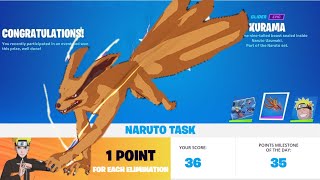 FNAssist on X: #Fortnite Naruto Nindo Challenges: Day 3 1 Fish Caught = 1  point (Solos, Duos, Trios, or Squads) 1 Point = Angry Sasuke emoticon 60  Points = Kurama Glider 