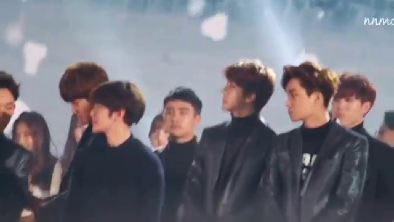 151230 [Fancam] Ending Stage - EXO Chanyeol Baekhyun Sehun @ KBS Gayo Daejun 2015