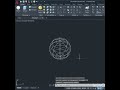 AutoCAD 3D Sphere Tutorial 🔥 | Easy Step-by-Step Guide, Sphere autocad mai kaise banaye #autocad#cad