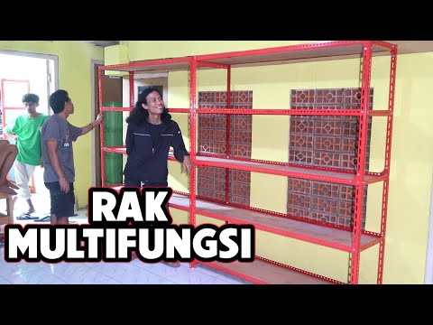 Membuat Rak Serbaguna dari Besi Siku Lubang