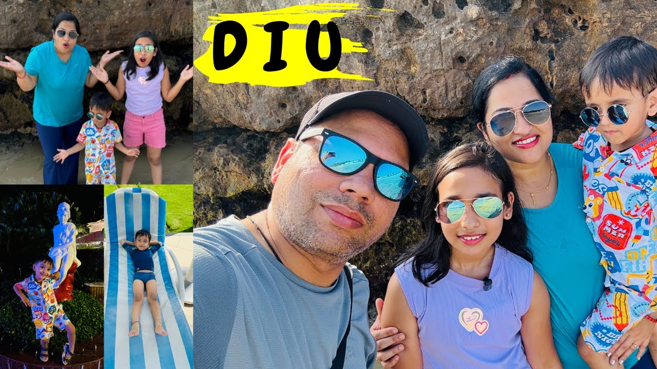 Bangalore to Gujarat Ep-4 🚗 | Discovering Diu 🌴🌊 | Nightlife 🌙🍹 | Food 🍲🍤 | Beaches 🏖️