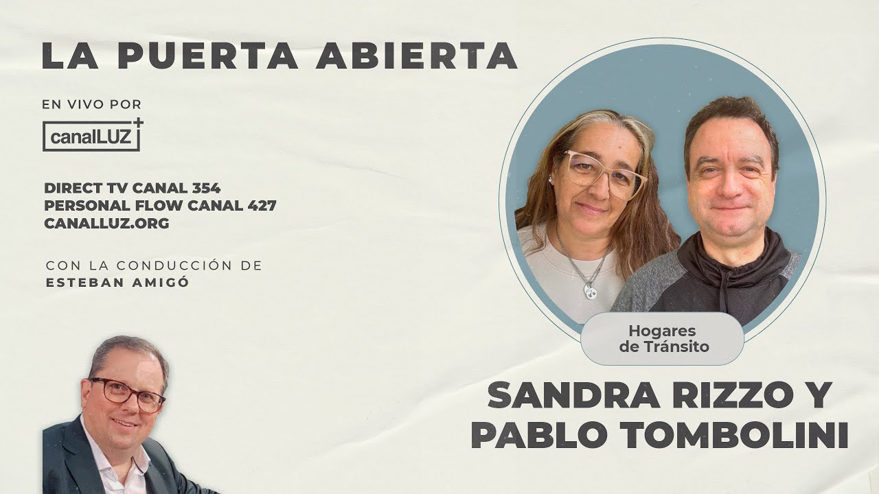 Sandra Rizzo Hogares de Tránsito - Sandra Rizzo y Pablo Tombolini - YouTube