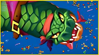 🐍 WORMSZONE.IO | GIANT SLITHER SNAKE DOMINATION 🏆 INSANE TOP 1 GAMEPLAY (EPIC WIN!) screenshot 5