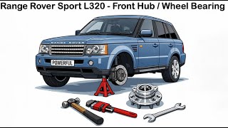How To Change The Front Hub / Wheel Bearing on a Range Rover Sport L320
