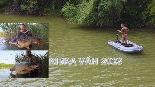 Výprava na rieku Váh 2 x 20kg + Michal a Celestín Košta. Jar 2023