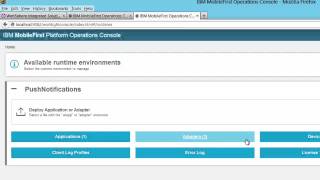 (outdated) Deploy the SamplePushNotification App 2/2 to the MF TestRemoteServer