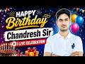 Chandresh Sir Birthday Special 🎉 | Live Celebration | Birthday Wishes | Edumantra Institute