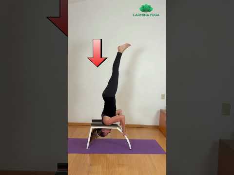 Cómo usar el banco de inversión para hacer el alacrán SIN lastimarte#ScorpionPose #YogaMé