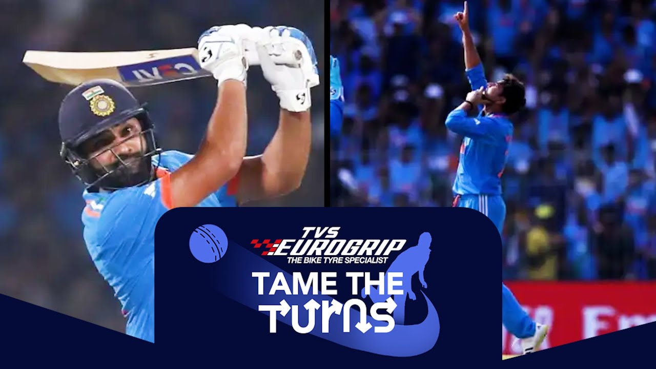 Tame the Turns: Rohit Sharma, Kuldeep Yadav pull Afghanistan back. | IND Vs AFG | World Cup 2023
