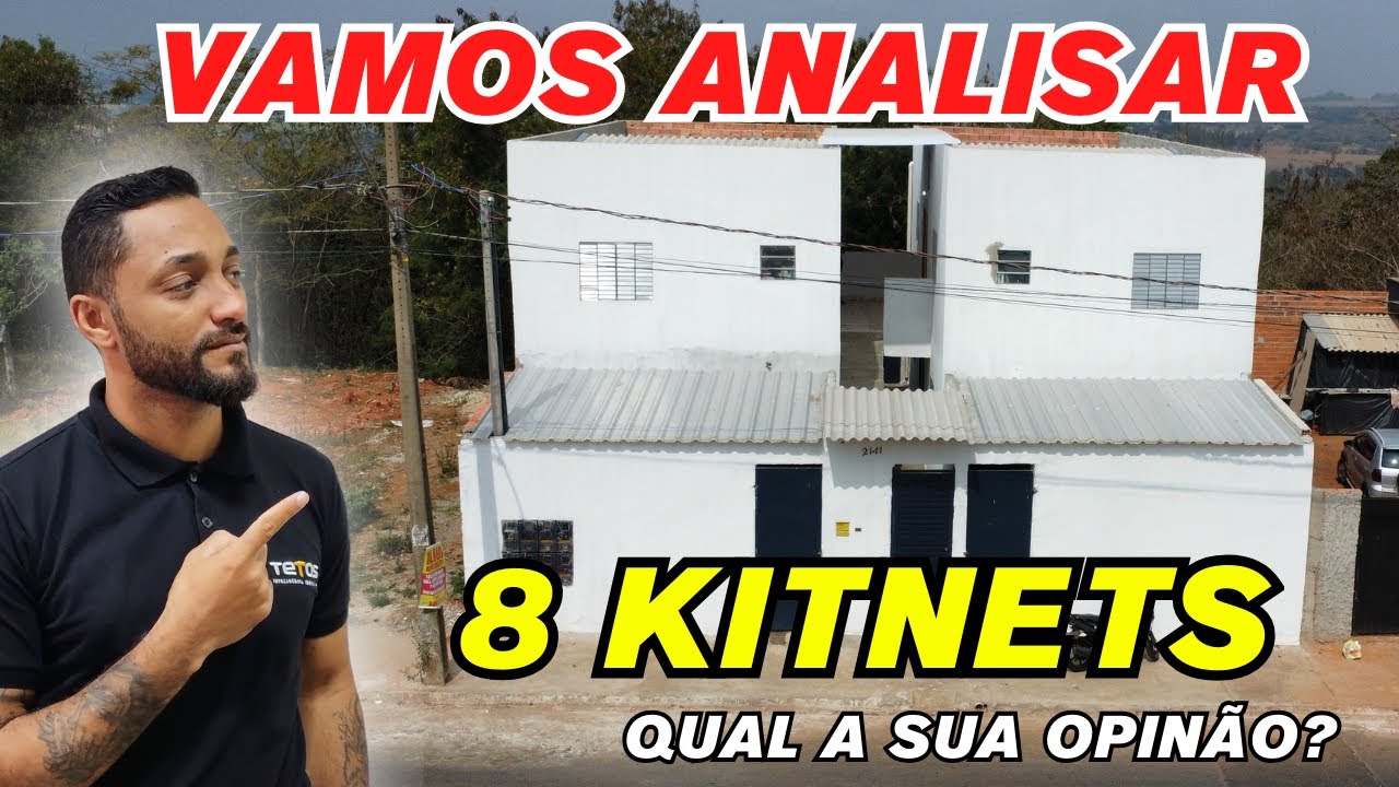 Tour em um PRÉDIO com 8 KITNETS Será que COMPENSA?