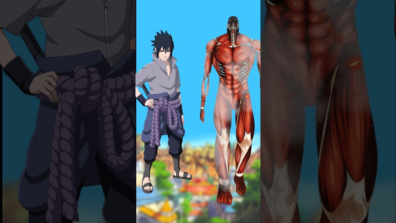 Sasuke Vs Eren || Who Is Strongest #short #animeshort #animevsshorts