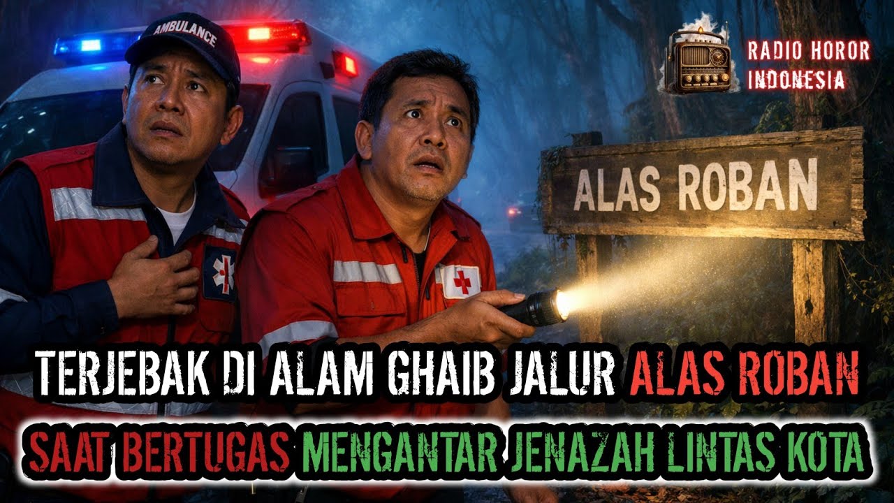 HORORRR‼️SOPIR AMBULANS MASUK GERBANG GHOIB JALUR ALAS ROBAN SAAT BERTUGAS MENGANTAR JENAZAH