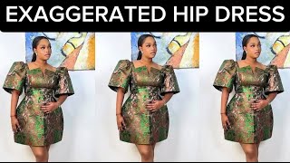 How to Draft & Sew an Exaggerated Hip Gown | Beginner Sewing Tutorial