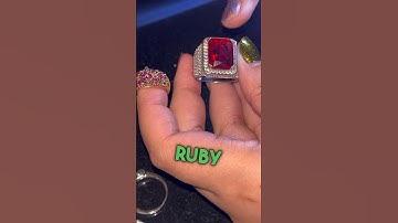 The difference between a Natural Ruby and a Fake Ruby