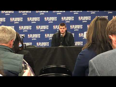 Nikola Jokic Postgame: Round 1, Game 1 of the NBA Playoffs a