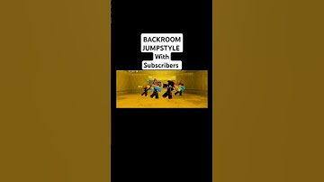BACKROOM JUMPSTYLE #roblox #backrooms #kyleyt