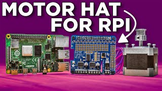 Controlling DC and Stepper Motors With A Raspberry Pi - How to use Adafruit DC & Stepper Motor HAT