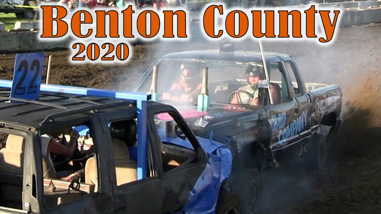 FLASHBACK Benton County Demolition Derby 2020 (All Heats) YouTube