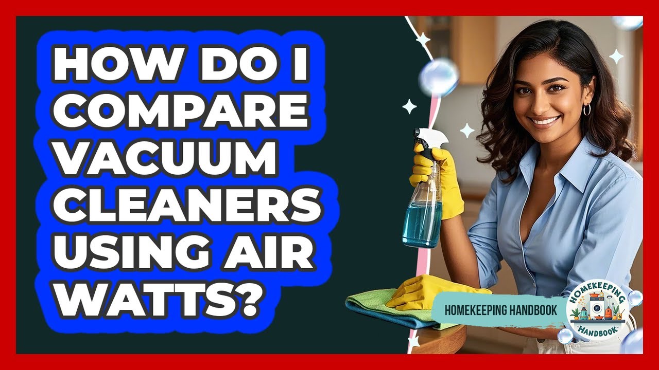 How Do I Compare Vacuum Cleaners Using Air Watts? - Homekeeping Handbook