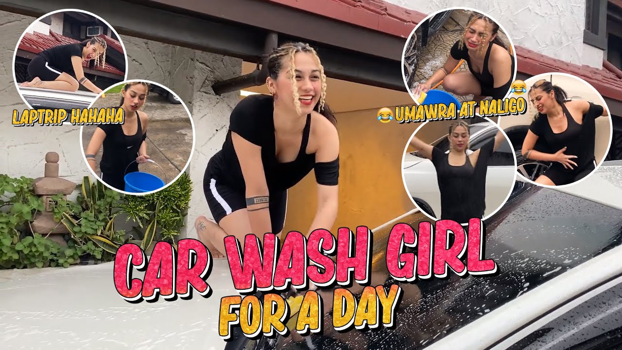 High-Quality Zeinab Harake Car Wash, Scene Art High-Quality Zeinab Harake Car Wash, Scene Art