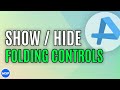 How to Show / Hide Folding Controls in VS Code