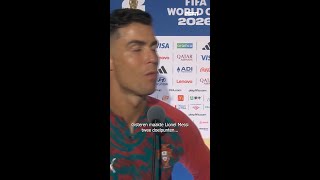 Cristiano Ronaldo matomai susierzinęs po klausimo apie Lionel Messi "Kitas klausimas"