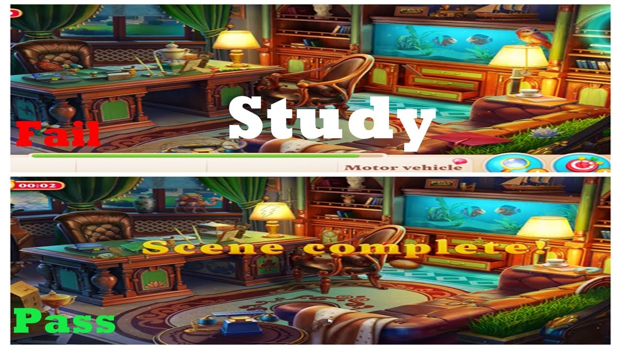 Manor Matters Study HD | motor vehicle, pistol, keys, pipe, shield, jug, satchel, hourglass, globe