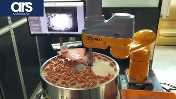 FlexiBowl® | Flexible Feeding Systems - Flexible spare parts Feeders [Stäubli robot]