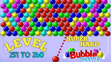 Bubble Shooter Game Level 251To 260 | Bubble Shooter Gameplay | Bubble Shooter