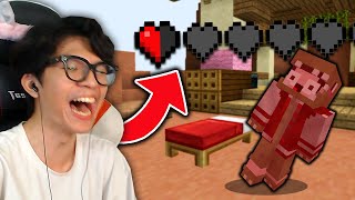 Minecraft Bedwars, Thử Thách 1 Máu Siêu Khó Và Đại Chiến 1 vs 3 Cùng Noob Team Trong Minecraft ??