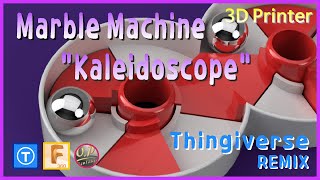 Marble Machine Kaleidoscope [CTR REMIX] Make Fusion360 & 3D Print