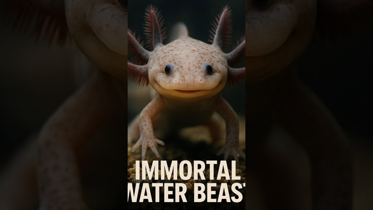 Axolotl: Immortal Water Beast 😱‼️ 