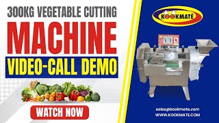 Ginger cutting in 300KG Commercial Vegetable Cutting Machine Live Video Call Demo #trending #shorts