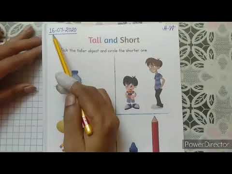 Tall and short objects - YouTube