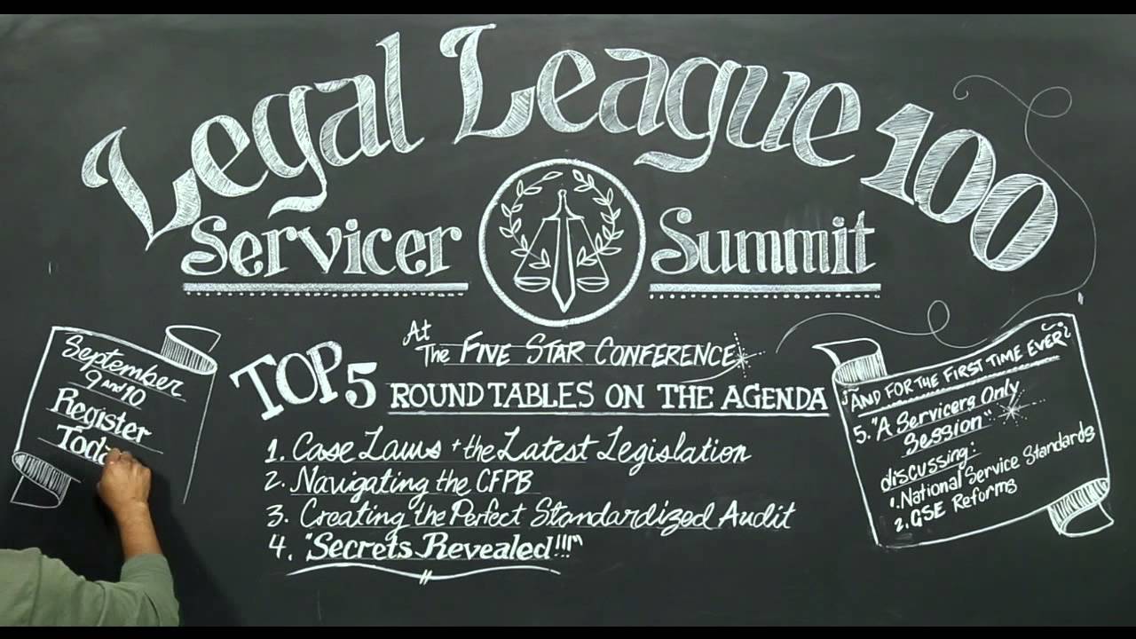 The Legal League 100 Servicer Summit Chalk Talk