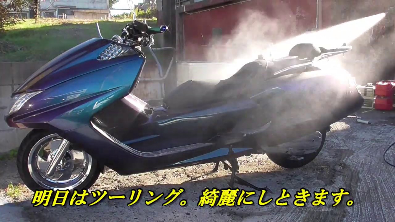 マグザムのバッテリー交換します。 #マグザム #ツーリング #紅葉 #南禅