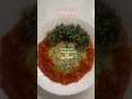 Steamed Omelette 💚Served with rich homemade tomato sauce, sautéed spinach#RasRang