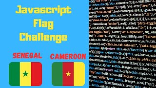 Beginner JavaScript - Flag Challenge Cameroon& Senegal #JavaScript #Coding