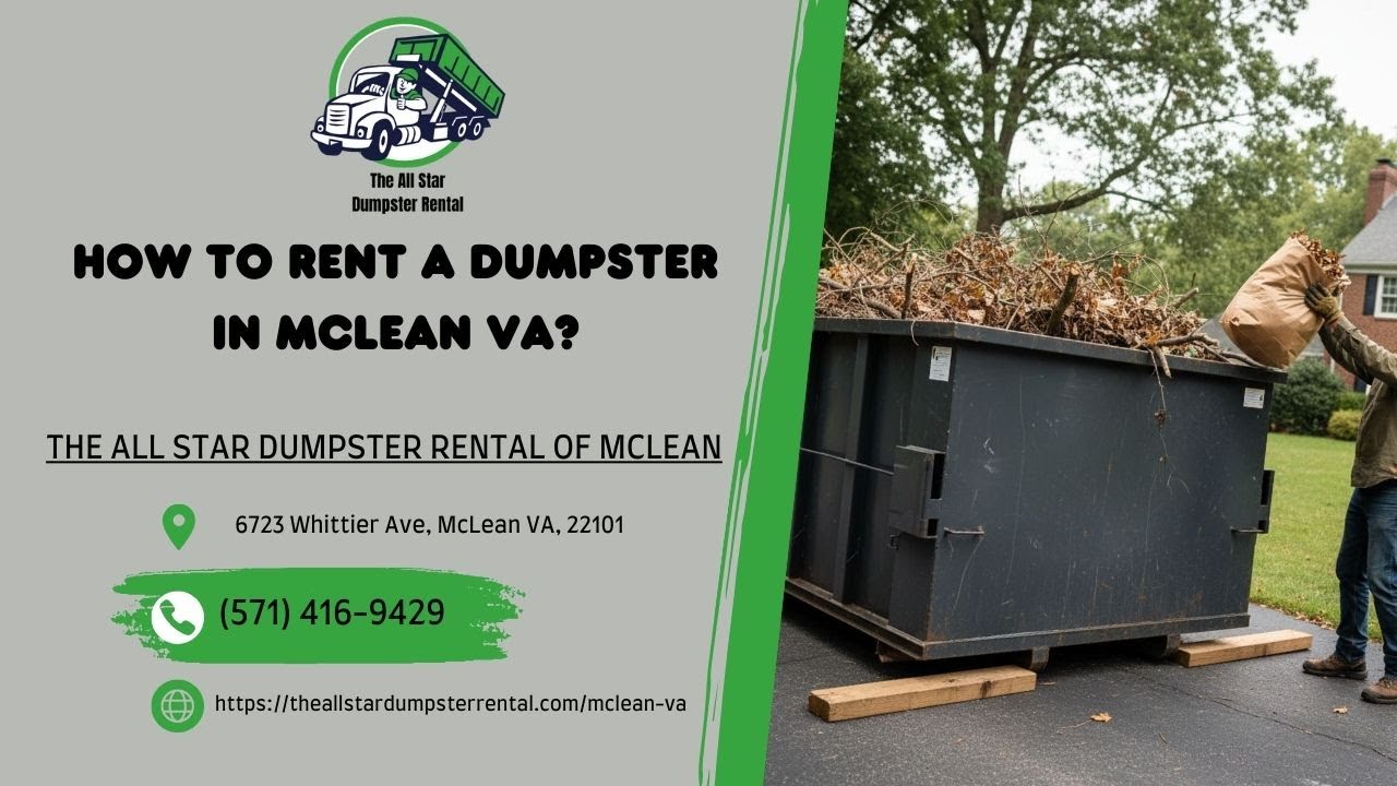 How To Rent A Dumpster in McLean VA?